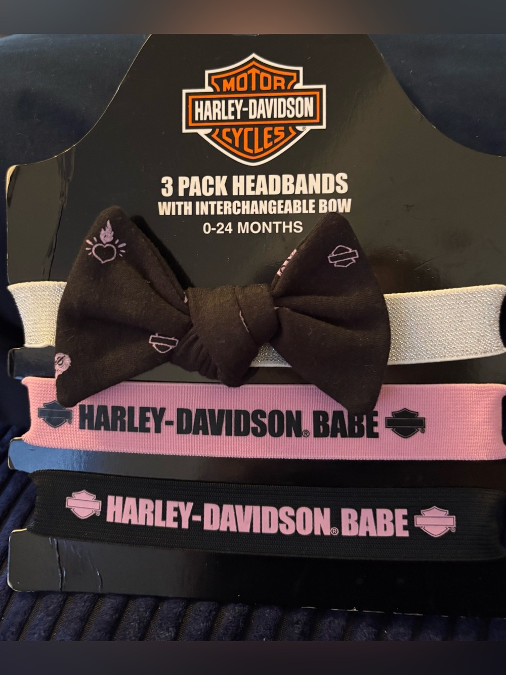 Harley Davidson Baby Girl Headbands